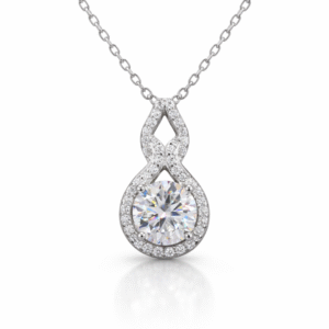 Eterna Bloom Moissanite 925 Sterling Silver Pendant